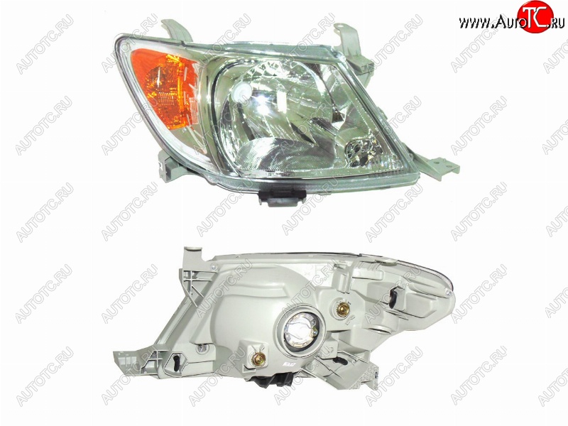 3 599 р. Правая фара SAT  Toyota Hilux  AN10,AN20 (2004-2008) дорестайлинг  с доставкой в г. Вологда