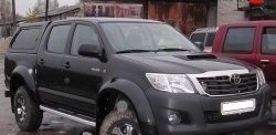 30 699 р. Накладки на колёсные арки с выносом 120 мм Delta 4x4 Toyota Hilux AN10,AN20 дорестайлинг (2004-2008) (Неокрашенные)  с доставкой в г. Вологда. Увеличить фотографию 2