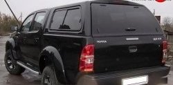 30 699 р. Накладки на колёсные арки с выносом 120 мм Delta 4x4 Toyota Hilux AN10,AN20 дорестайлинг (2004-2008) (Неокрашенные)  с доставкой в г. Вологда. Увеличить фотографию 3