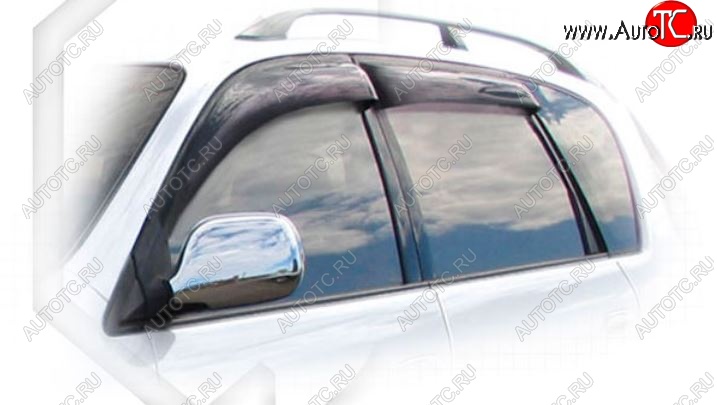 1 999 р. Дефлектора окон (M10G-M15G) CA-Plastic  Toyota Ipsum  SXM10 (1995-1998) дорестайлинг (Classic полупрозрачный, Без хром.молдинга, Крепление только на скотч)  с доставкой в г. Вологда