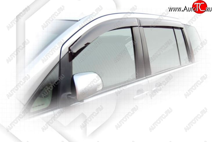 2 079 р. Дефлектора окон (M10, M15) CA-Plastic  Toyota Isis  XM10 (2004-2009) дорестайлинг, 1-ый рестайлинг (Classic полупрозрачный, Без хром.молдинга)  с доставкой в г. Вологда