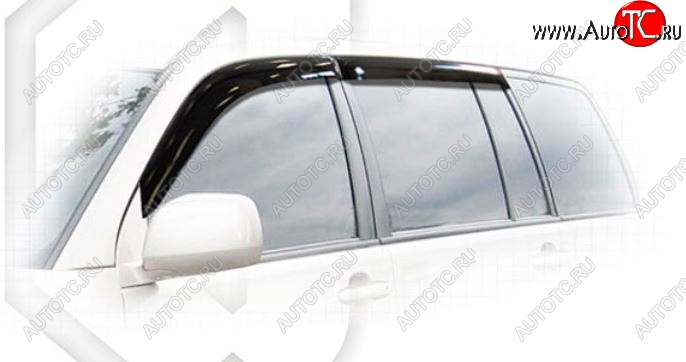2 079 р. Дефлектора окон (U20-U28) CA-Plastic  Toyota Kluger  XU20 (2000-2003) дорестайлинг (Classic полупрозрачный, Без хром.молдинга, Крепление только на скотч)  с доставкой в г. Вологда