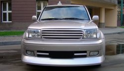 7 199 р. Решетка радиатора HUNTER Toyota Land Cruiser 100 дорестайлинг (1998-2002) (Неокрашенная)  с доставкой в г. Вологда. Увеличить фотографию 2