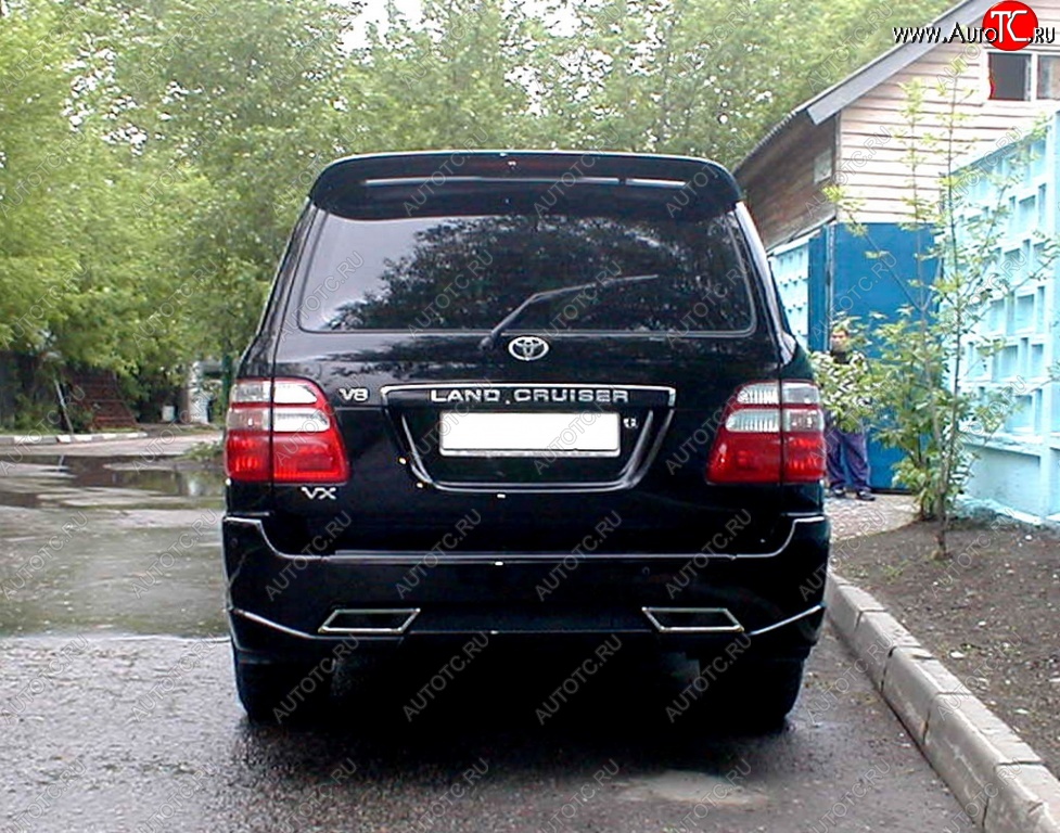 13 449 р. Задний бампер HUNTER Toyota Land Cruiser 100 дорестайлинг (1998-2002) (Неокрашенный)  с доставкой в г. Вологда