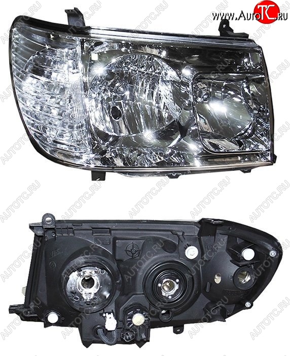 4 999 р. Правая фара SAT (под ксенон) Toyota Land Cruiser 100 2-ой рестайлинг (2005-2007)  с доставкой в г. Вологда