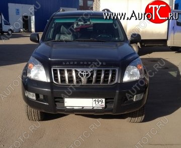 999 р. Дефлектор капота Russtal Toyota Land Cruiser Prado J120 (2002-2009)  с доставкой в г. Вологда
