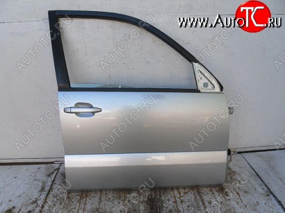 24 449 р. Дверь передняя SPARD (чёрная, правая) Toyota Land Cruiser Prado J120 (2002-2009) (Неокрашенная)  с доставкой в г. Вологда