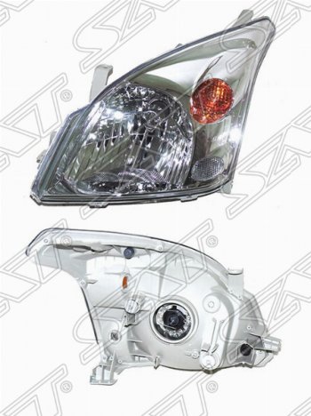 Левая фара передняя SAT Toyota Land Cruiser Prado  J120 (2002-2009)