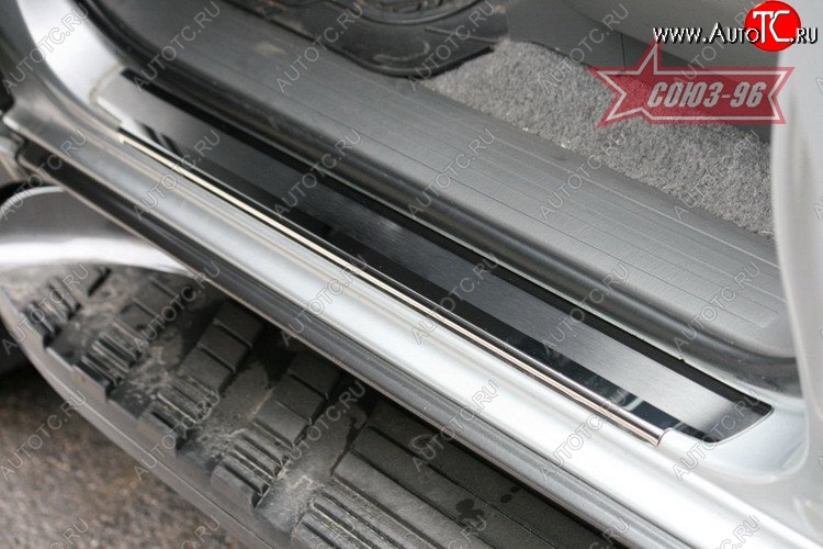 2 789 р. Накладки на внутренние пороги Souz-96 Toyota Land Cruiser Prado J120 (2002-2009)  с доставкой в г. Вологда