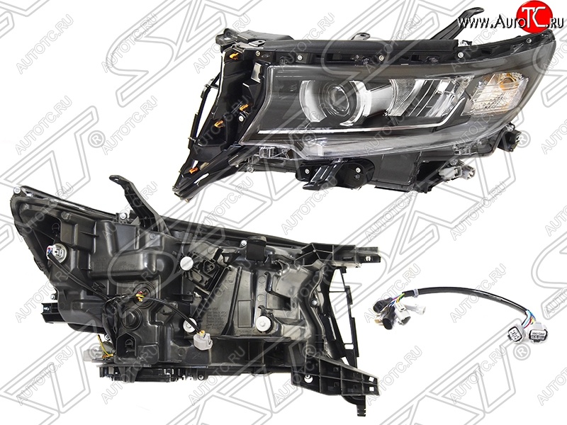 25 449 р. Левая фара SAT (LED) Toyota Land Cruiser Prado J150 2-ой рестайлинг (2017-2020)  с доставкой в г. Вологда