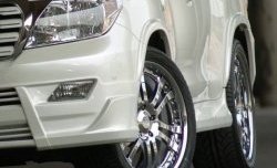 27 649 р. Накладки на колёсные арки Branew Toyota Land Cruiser 200 1-ый рестайлинг (2012-2015) (Неокрашенные)  с доставкой в г. Вологда. Увеличить фотографию 2