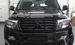 23 249 р. Накладка на передний бампер Branew Toyota Land Cruiser 200 1-ый рестайлинг (2012-2015) (Неокрашенная)  с доставкой в г. Вологда. Увеличить фотографию 3