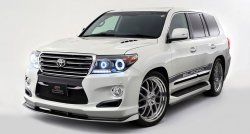 16 649 р. Элерон под передний бампер ELFORD SUV NEO Toyota Land Cruiser 200 1-ый рестайлинг (2012-2015) (Неокрашенная)  с доставкой в г. Вологда. Увеличить фотографию 2