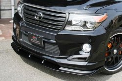 16 649 р. Элерон под передний бампер ELFORD SUV NEO Toyota Land Cruiser 200 1-ый рестайлинг (2012-2015) (Неокрашенная)  с доставкой в г. Вологда. Увеличить фотографию 3