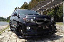16 649 р. Элерон под передний бампер ELFORD SUV NEO Toyota Land Cruiser 200 1-ый рестайлинг (2012-2015) (Неокрашенная)  с доставкой в г. Вологда. Увеличить фотографию 4