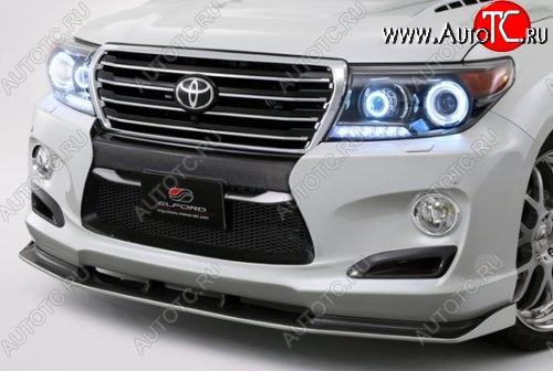 16 649 р. Элерон под передний бампер ELFORD SUV NEO Toyota Land Cruiser 200 1-ый рестайлинг (2012-2015) (Неокрашенная)  с доставкой в г. Вологда