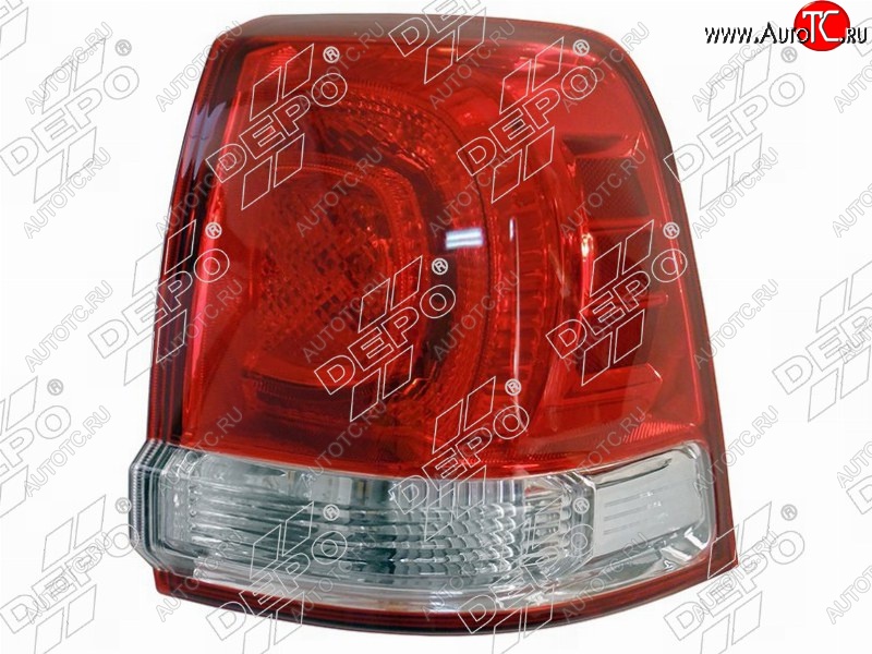 8 999 р. Правый фонарь DEPO Toyota Land Cruiser 200 дорестайлинг (2007-2012)  с доставкой в г. Вологда
