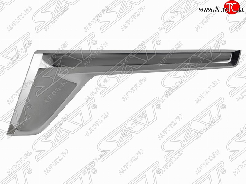 1 129 р. Левый молдинг решетки радиатора SAT Toyota Land Cruiser 200 2-ой рестайлинг (2015-2021)  с доставкой в г. Вологда
