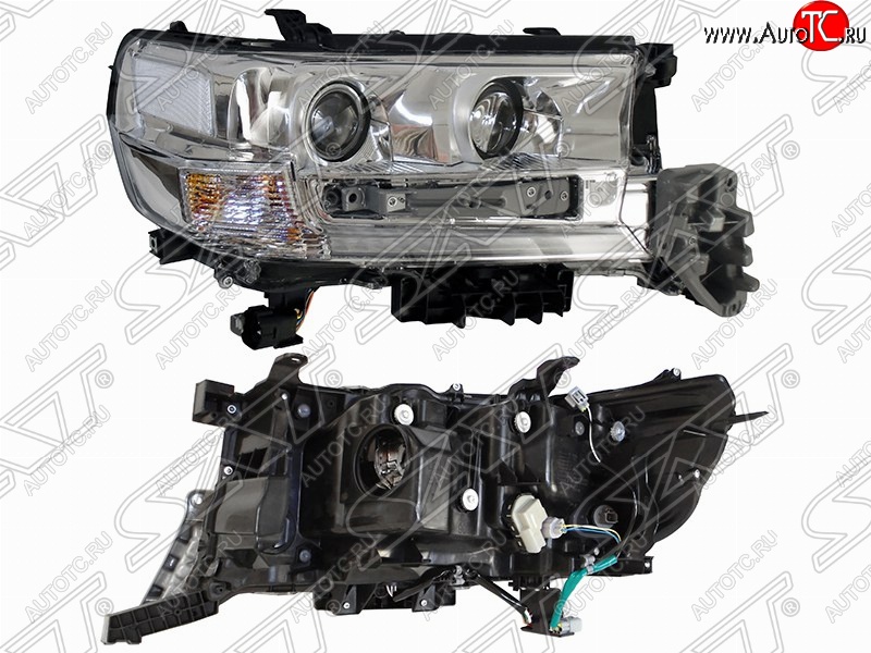 9 299 р. Правая фара передняя SAT (AFS) Toyota Land Cruiser 200 2-ой рестайлинг (2015-2021)  с доставкой в г. Вологда