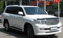 17 299 р. Накладка Goldman на передний бампер Toyota Land Cruiser 200 дорестайлинг (2007-2012) (Неокрашенная)  с доставкой в г. Вологда. Увеличить фотографию 2