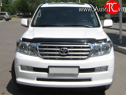 17 299 р. Накладка Goldman на передний бампер Toyota Land Cruiser 200 дорестайлинг (2007-2012) (Неокрашенная)  с доставкой в г. Вологда