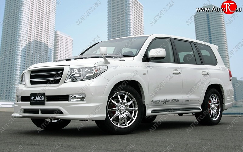16 649 р. Накладка на передний бампер JAOS Toyota Land Cruiser 200 дорестайлинг (2007-2012) (Неокрашенная)  с доставкой в г. Вологда