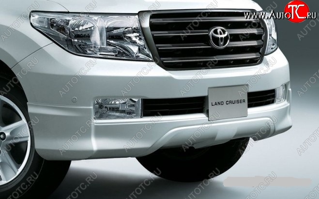 9 299 р. Накладка на передний бампер ORIGINAL Toyota Land Cruiser 200 дорестайлинг (2007-2012) (Неокрашенная)  с доставкой в г. Вологда