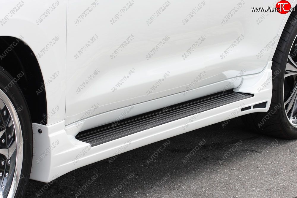 18 749 р. Пороги накладки MzSpeed ZEUS LUV LINE Toyota Land Cruiser 200 дорестайлинг (2007-2012) (Неокрашенные)  с доставкой в г. Вологда
