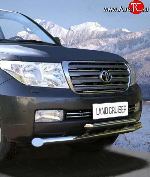 8 819 р. Декоративные вставки воздухозаборника Novline (d16 мм) Toyota Land Cruiser 200 дорестайлинг (2007-2012)  с доставкой в г. Вологда
