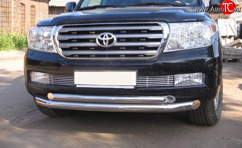 7 199 р. Декоративная вставка воздухозаборника Berkut Toyota Land Cruiser 200 дорестайлинг (2007-2012)  с доставкой в г. Вологда