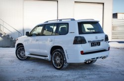 26 249 р. Задний бампер MzSpeed ZEUS LUV LINE Toyota Land Cruiser 200 дорестайлинг (2007-2012) (Неокрашенный)  с доставкой в г. Вологда. Увеличить фотографию 2
