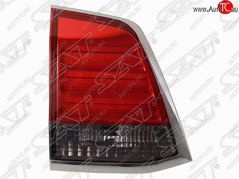 399 р. Левый фонарь SAT (внутренний, хром. окантовка) Toyota Land Cruiser 200 дорестайлинг (2007-2012)  с доставкой в г. Вологда