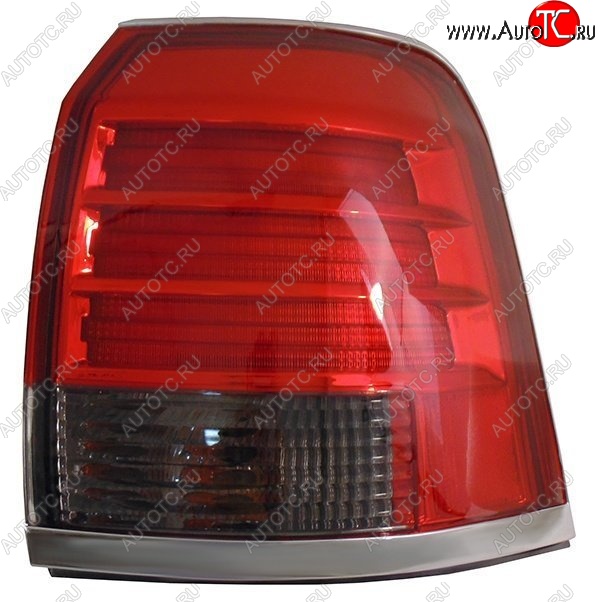 1 449 р. Левый фонарь SAT (хром) Toyota Land Cruiser 200 дорестайлинг (2007-2012)  с доставкой в г. Вологда