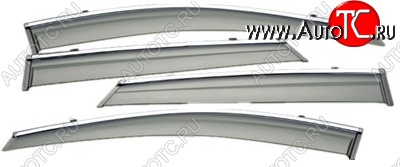 4 399 р. Дефлекторы боковых окон SuvStyle Toyota Land Cruiser Prado J150 дорестайлинг (2009-2013)  с доставкой в г. Вологда