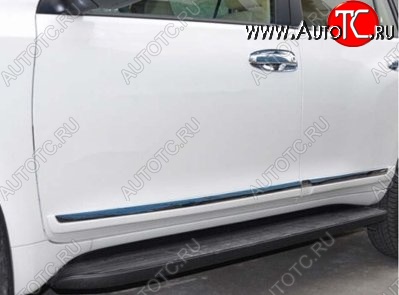 16 599 р. Молдинги CT Toyota Land Cruiser Prado J150 дорестайлинг (2009-2013) (Неокрашенные)  с доставкой в г. Вологда