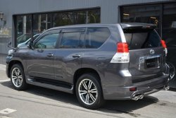 14 099 р. Пластиковые пороги Mz SPEED Toyota Land Cruiser Prado J150 дорестайлинг (2009-2013)  с доставкой в г. Вологда. Увеличить фотографию 3