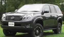 3 489 р. Решётка радиатора Elford Toyota Land Cruiser Prado J150 дорестайлинг (2009-2013) (Неокрашенная)  с доставкой в г. Вологда. Увеличить фотографию 6