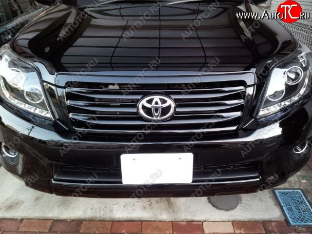 10 599 р. Решетка радиатора ELFORD Toyota Land Cruiser Prado J150 дорестайлинг (2009-2013) (Неокрашенная)  с доставкой в г. Вологда