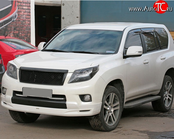 4 649 р. Решётка радиатора TRD Toyota Land Cruiser Prado J150 дорестайлинг (2009-2013) (Неокрашенная)  с доставкой в г. Вологда