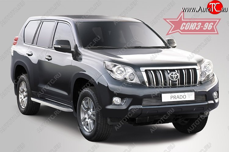 7 109 р. Декоративный элемент воздухозаборника Souz-96 (d10) Toyota Land Cruiser Prado J150 дорестайлинг (2009-2013)  с доставкой в г. Вологда
