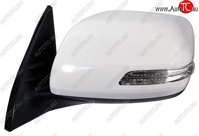 10 349 р. Боковое левое зеркало заднего вида (обогрев/поворотник) SAT  Toyota Land Cruiser Prado  J150 (2009-2013) дорестайлинг (Неокрашенное)  с доставкой в г. Вологда