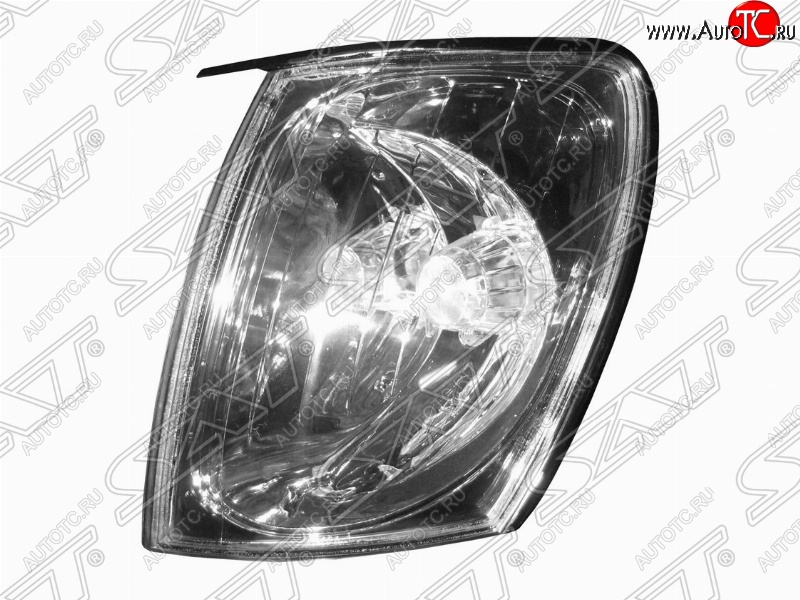 919 р. Левый указатель поворота передний (хром) (28-124) SAT Toyota LiteAce Noah (1996-2001)  с доставкой в г. Вологда