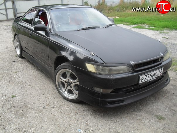 2 499 р. Накладка на передний бампер Vertex Toyota Mark 2 X90 седан (1992-1996) (Неокрашенная)  с доставкой в г. Вологда