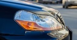 999 р. Реснички на фары RA  Toyota Mark 2  X110 (2000-2002) седан дорестайлинг (Неокрашенные)  с доставкой в г. Вологда. Увеличить фотографию 2