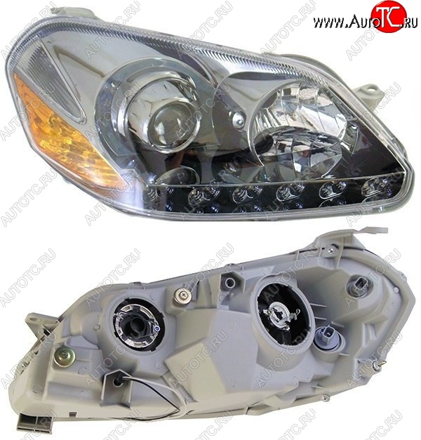12 399 р. Правая фара SAT (линза) Toyota Mark 2 X110 седан дорестайлинг (2000-2002)  с доставкой в г. Вологда
