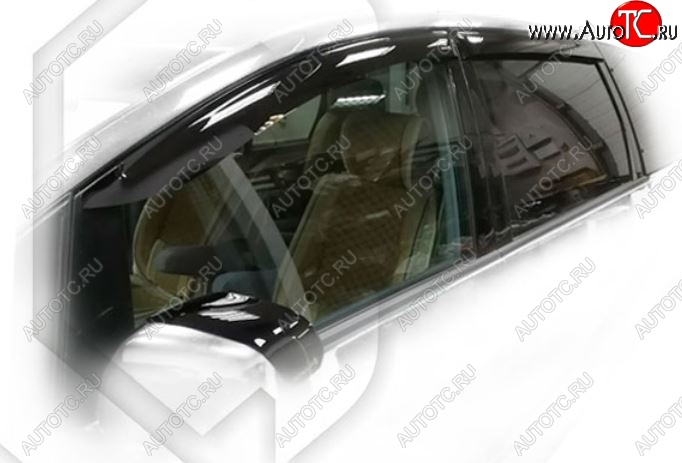 2 079 р. Дефлектора окон CA-Plastic  Toyota Previa  2 (2000-2006) (Classic полупрозрачный, Без хром.молдинга)  с доставкой в г. Вологда