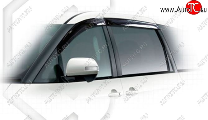 2 079 р. Дефлектора окон CA-Plastic  Toyota Previa  3 (2006-2009) дорестайлинг (Classic полупрозрачный, Без хром.молдинга)  с доставкой в г. Вологда