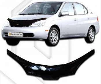 Дефлектор капота CA-Plastiс exclusive Toyota Prius  XW10 (1997-2000) дорестайлинг