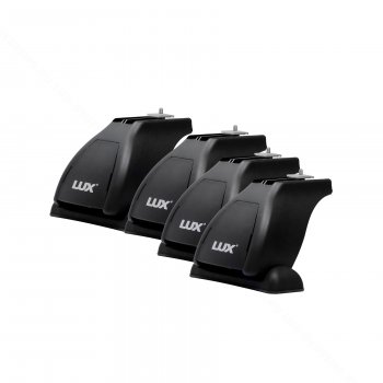 14 789 р. Багажник на крышу без рейлингов в сборе LUX1  Toyota Prius  XW30 (2009-2016) дорестайлинг, рестайлинг лифтбэк (поперечины аэро-трэвэл 120 см (цвет черный))  с доставкой в г. Вологда. Увеличить фотографию 2
