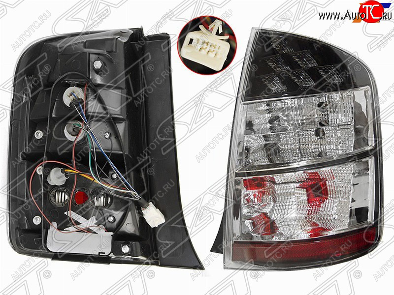 4 399 р. Правый задний фонарь для SAT Toyota Prius XW20 дорестайлинг (2003-2005)  с доставкой в г. Вологда